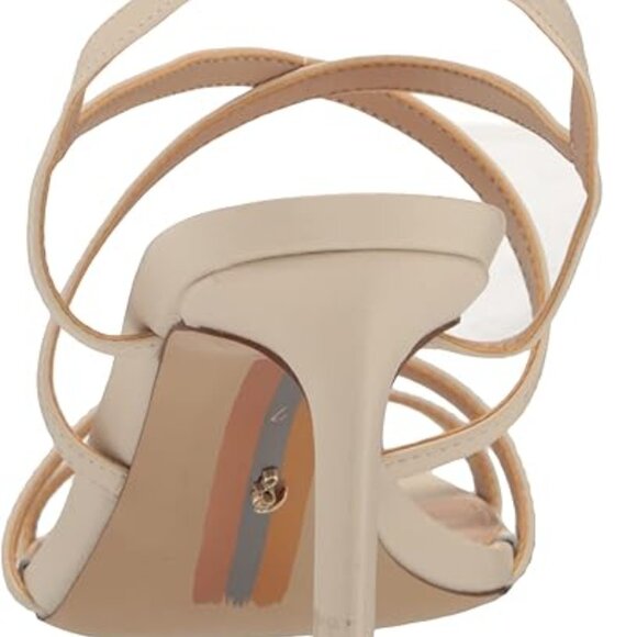 Sam Edelman Women's Delanie Heeled Sandal Modern Ivory 7.5 Medium - Picture 7 of 7